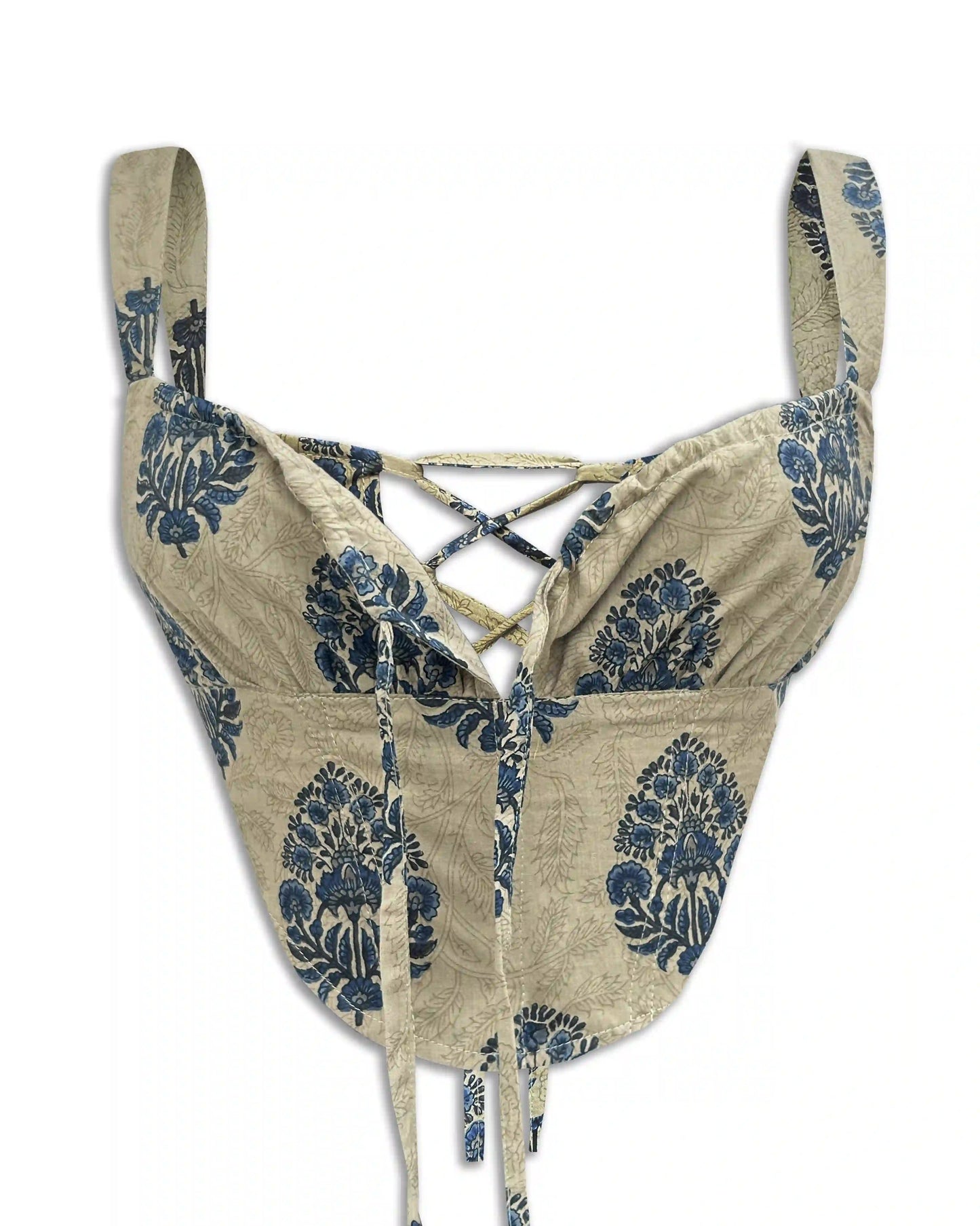 Gray Aru Corset Top