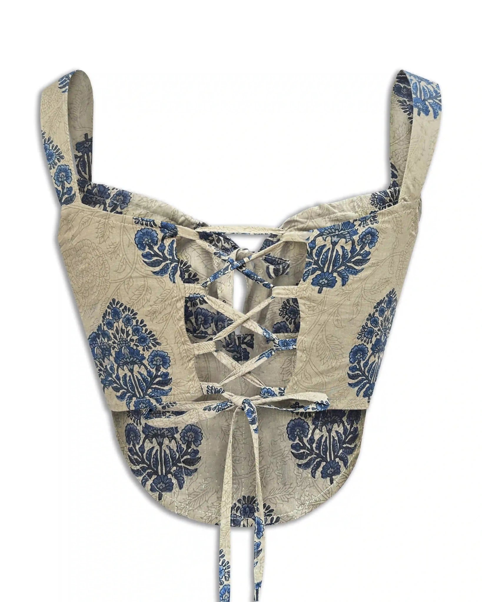 Gray Aru Corset Top - Shopsuhi