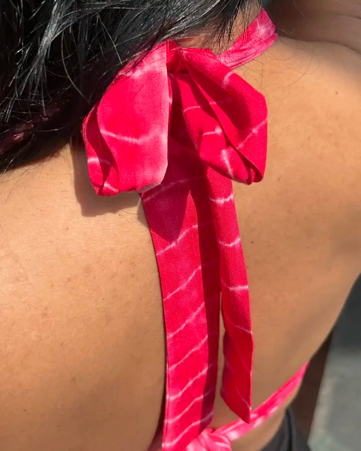 Pink Nuri Halter Neck Top
