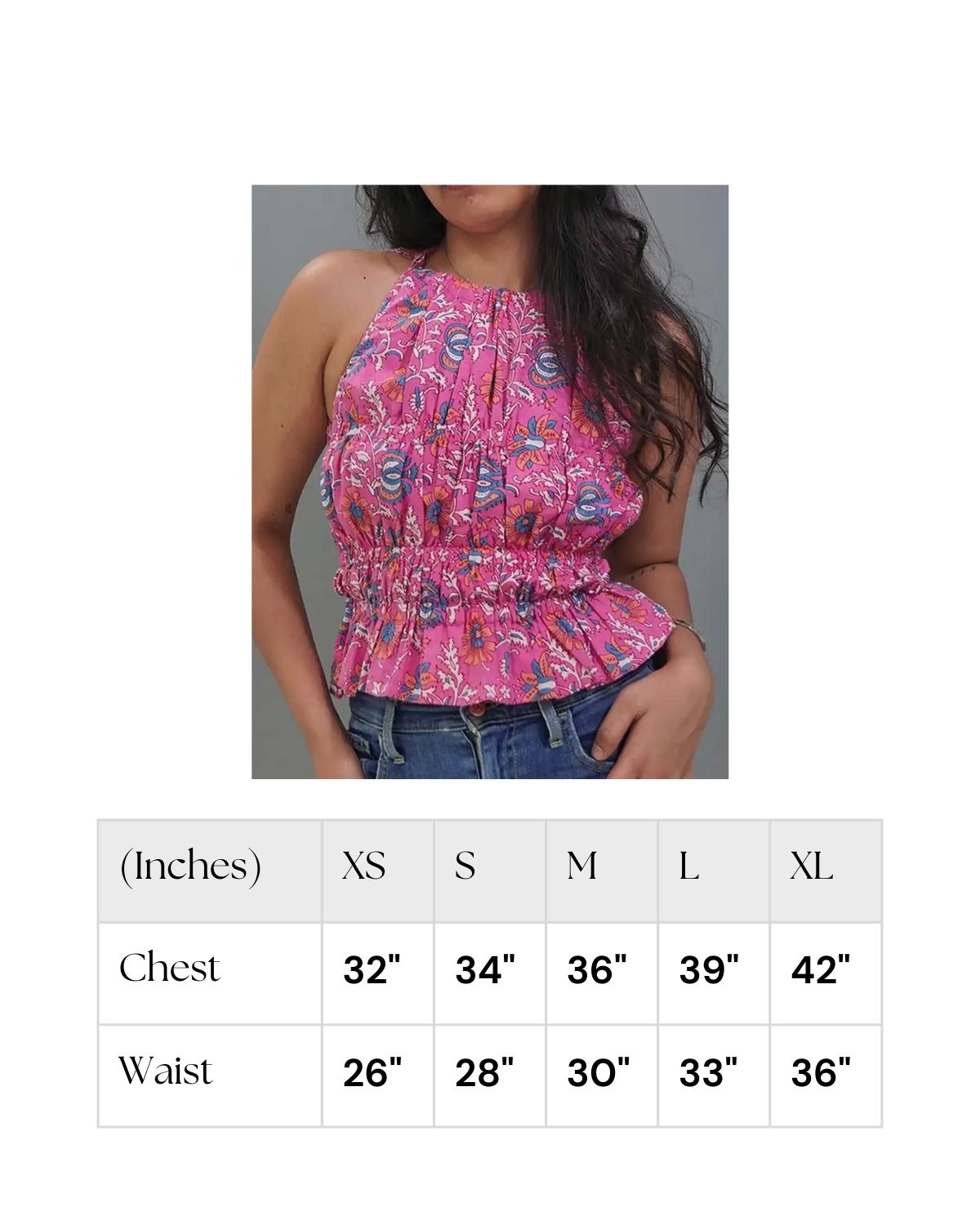 Flamingo Pink Sharvari Top