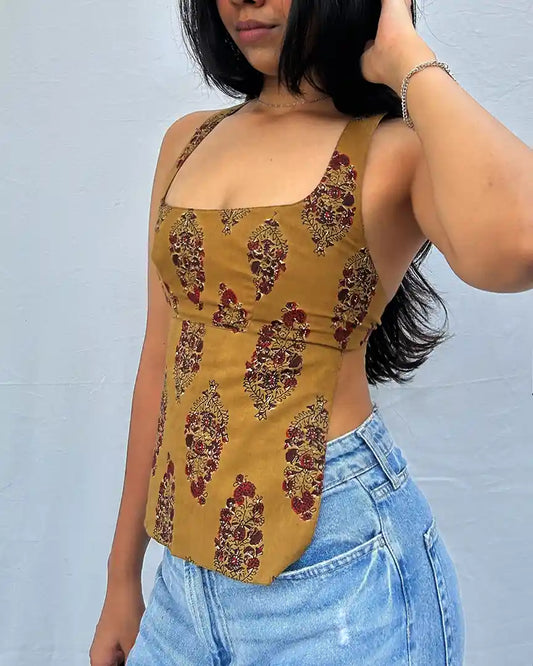 Gold Vajra Top
