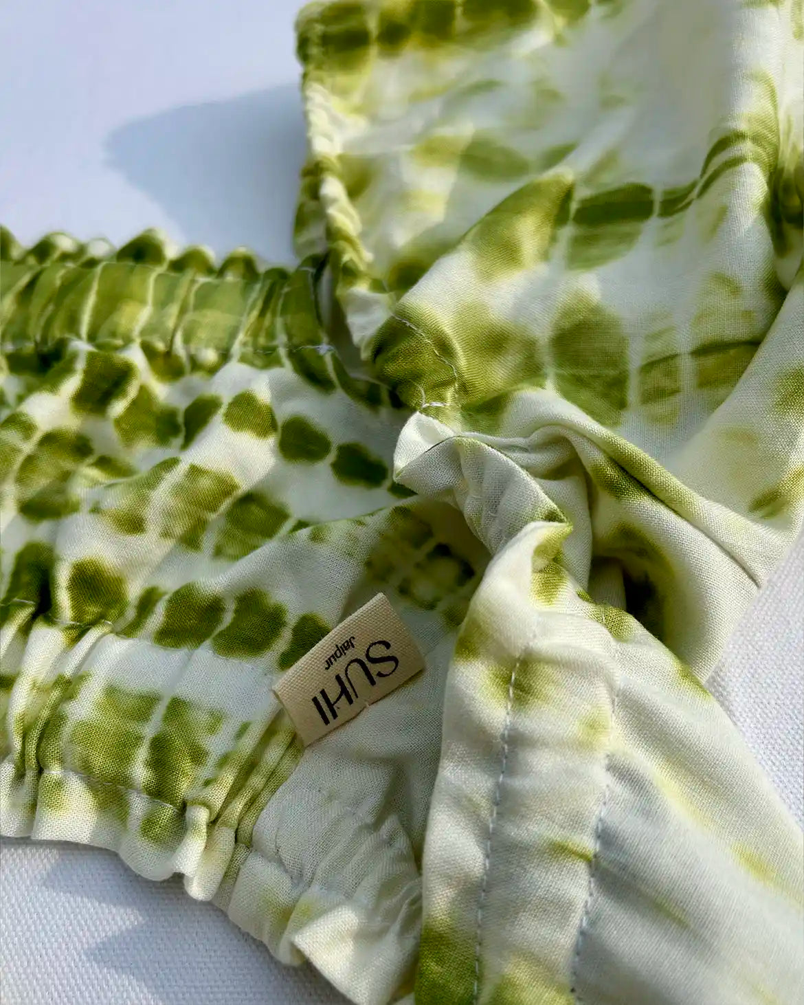Green Aira Crop Top