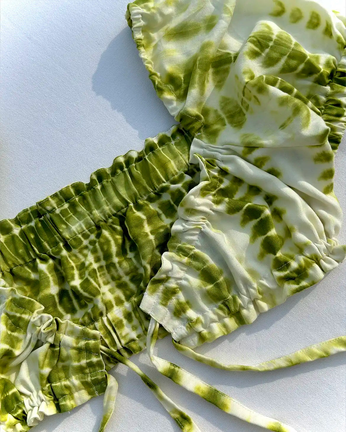Green Aira Crop Top