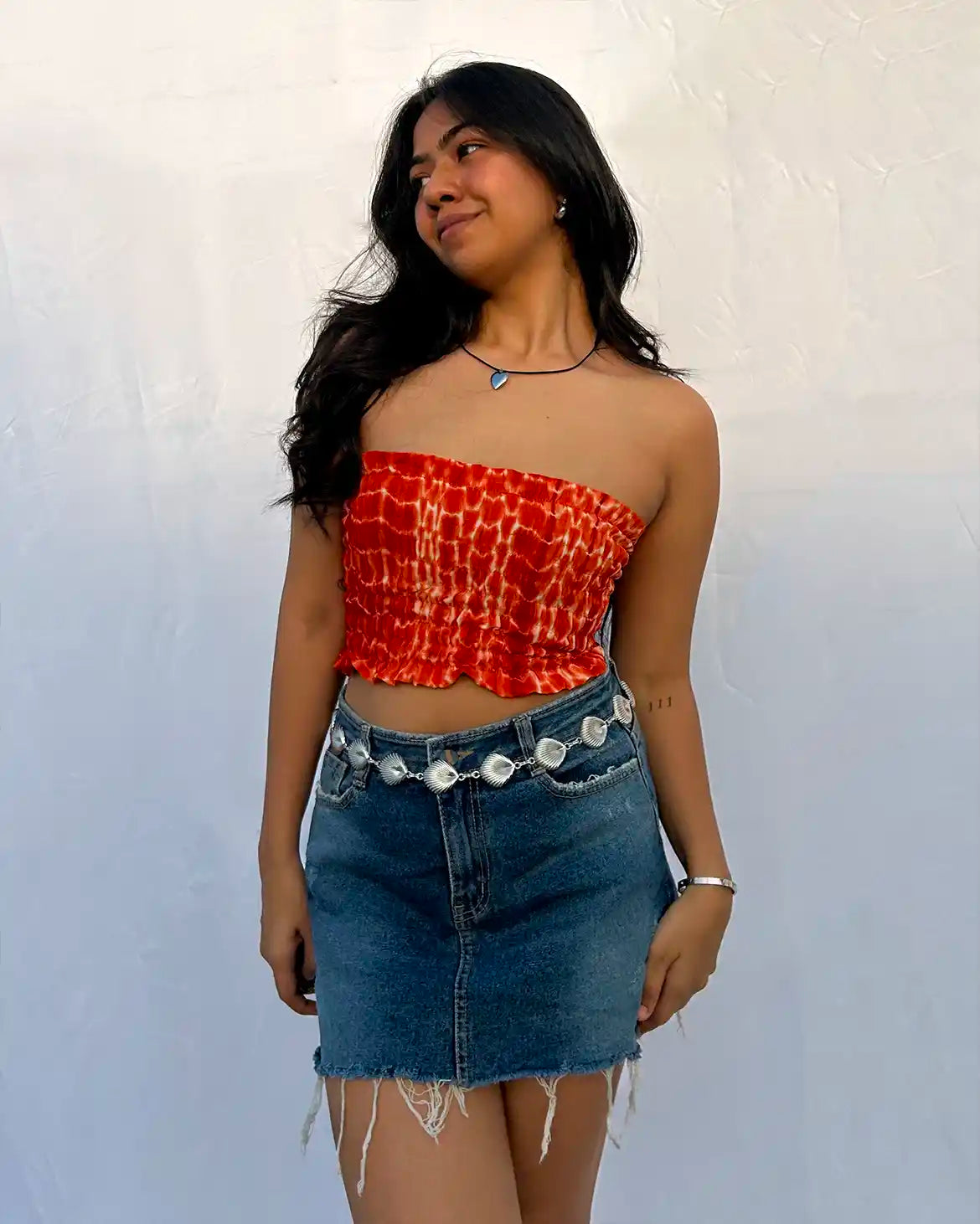 Orange Pri Tube top