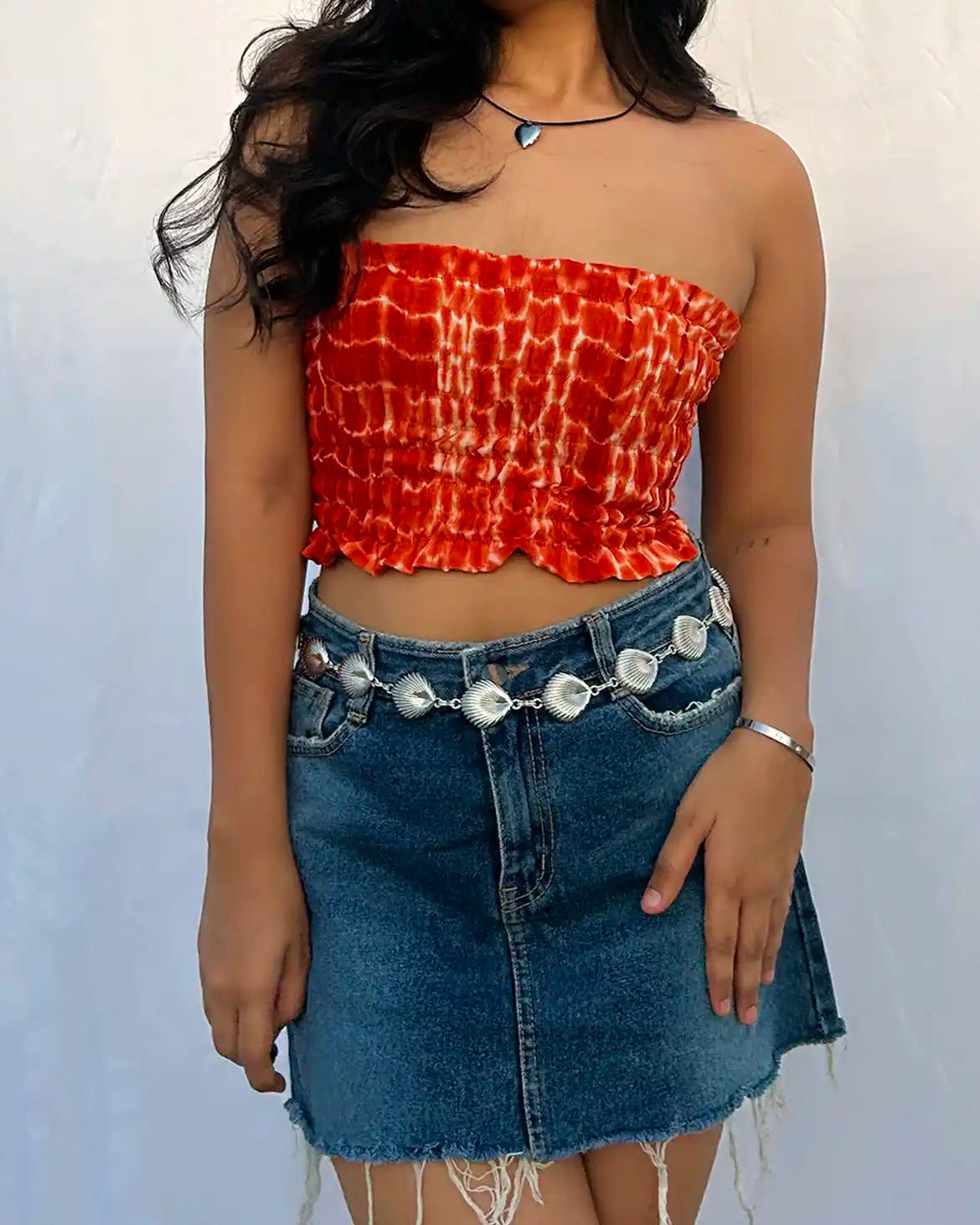 Orange Pri Tube top