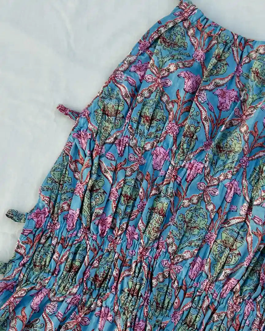 Powder Blue Sharvari Top