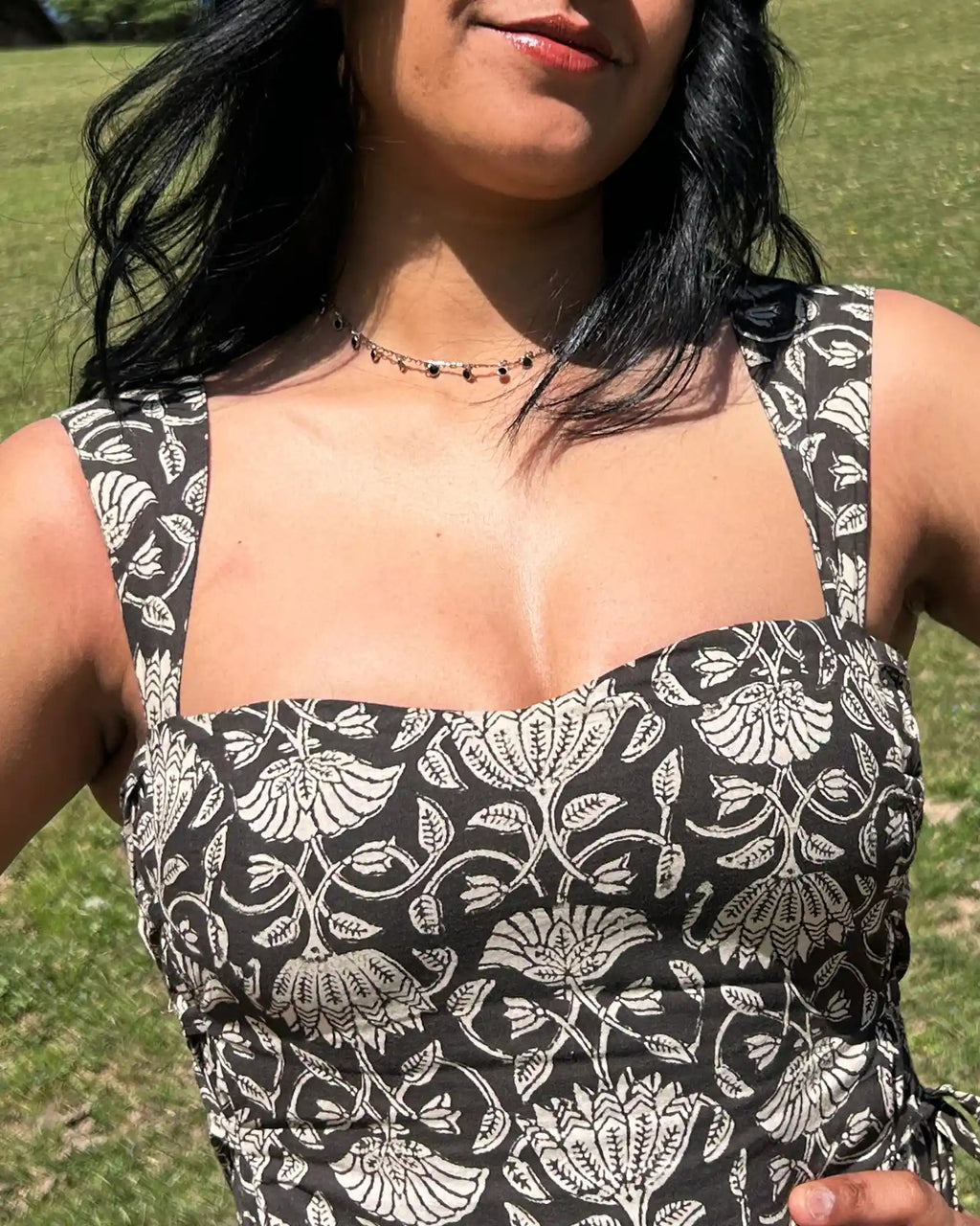 Black Moonflower Dress - Shopsuhi