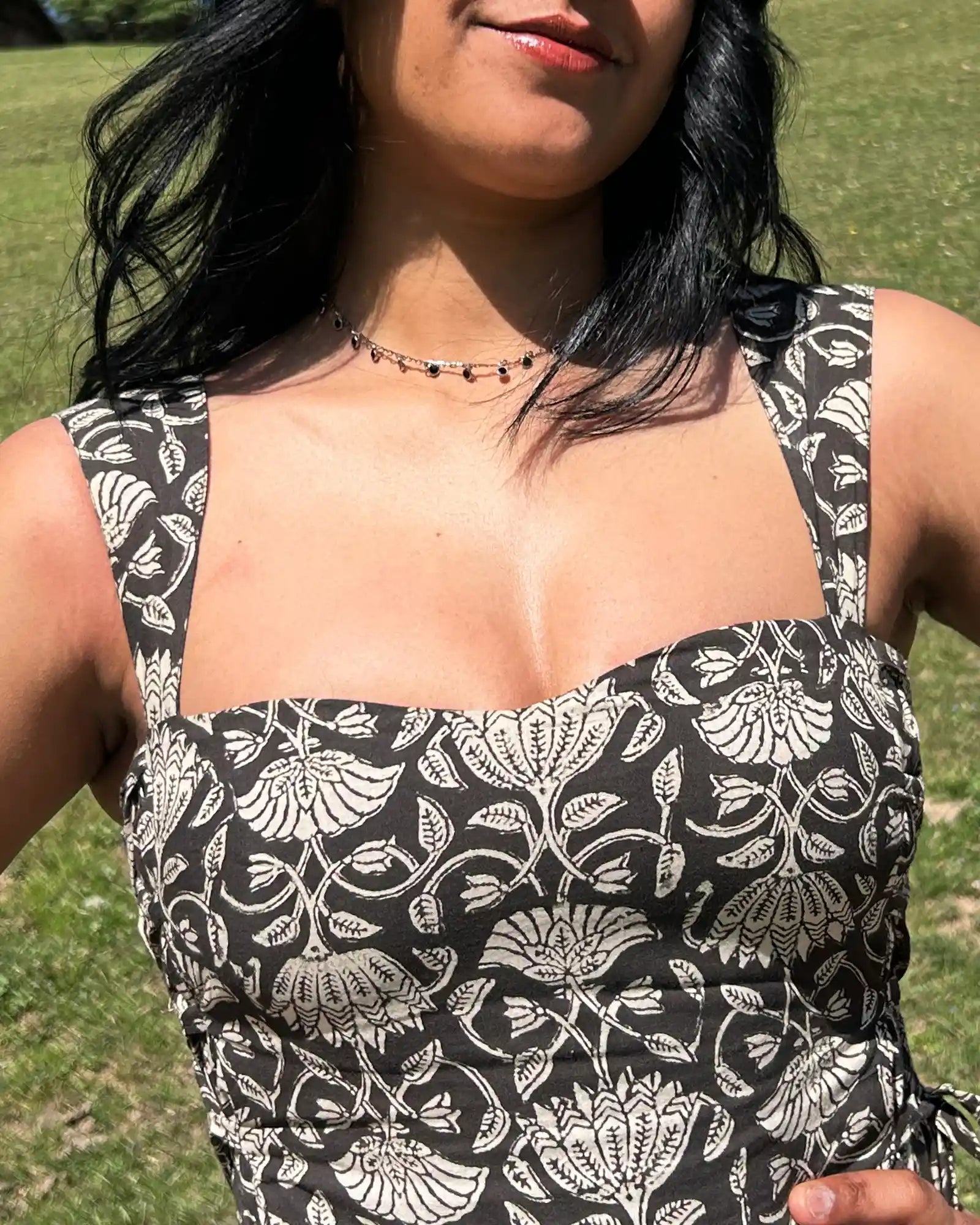 Black Moonflower Dress - Shopsuhi