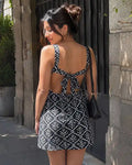 Black Current Dress (Padded)