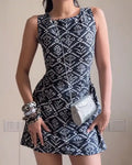 Black Current Dress (Padded)