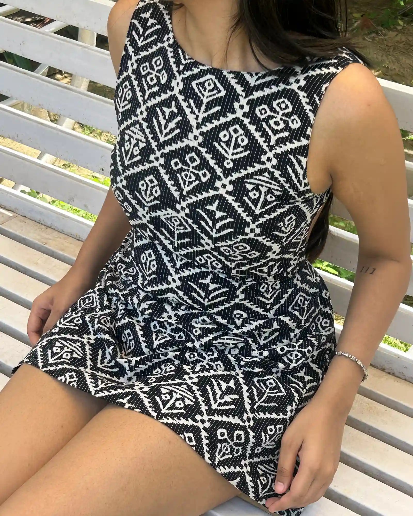 Black Current Dress (Padded)