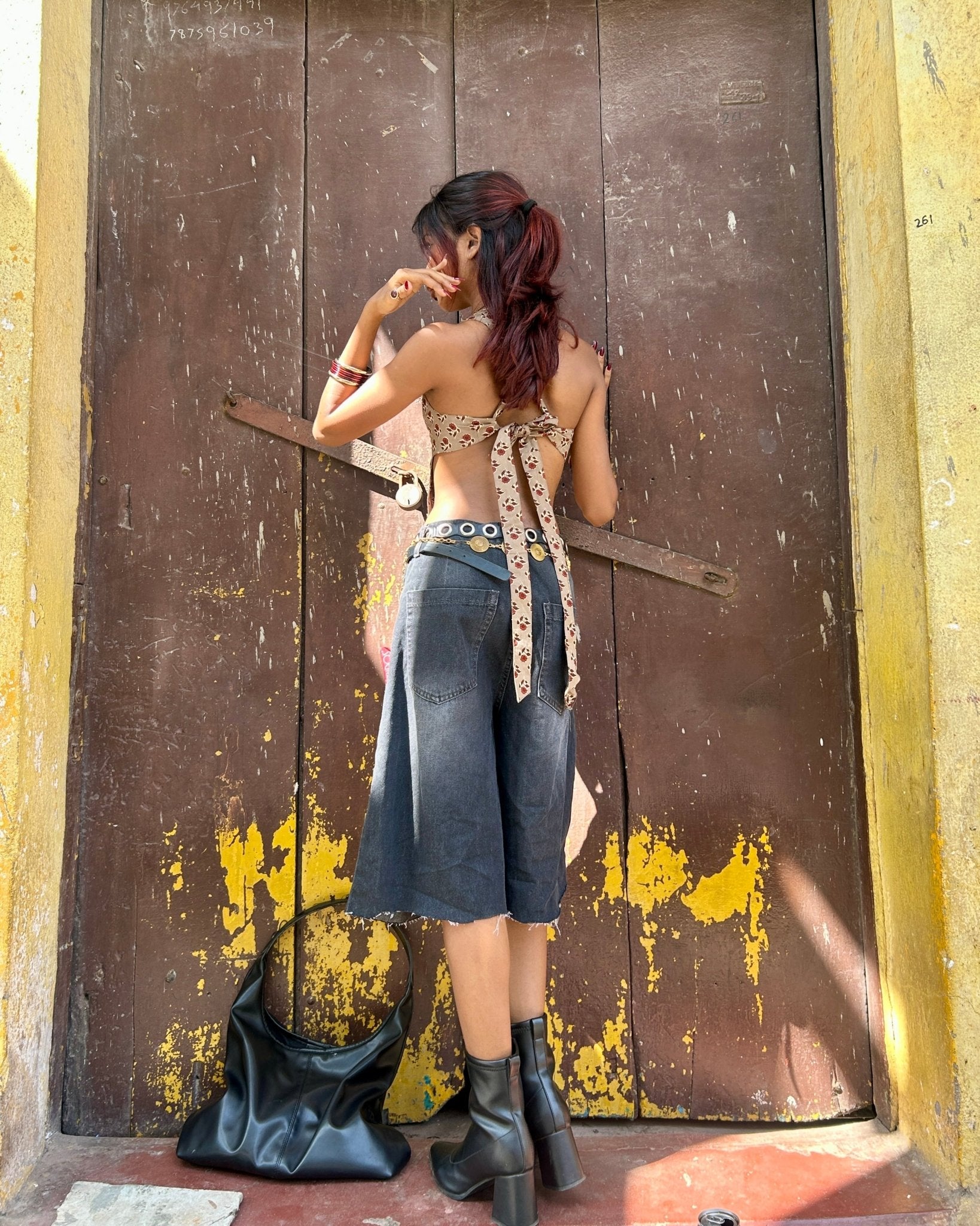 Brown Vajra Top - Shopsuhi