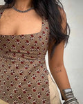 Brown Vajra Top - Shopsuhi