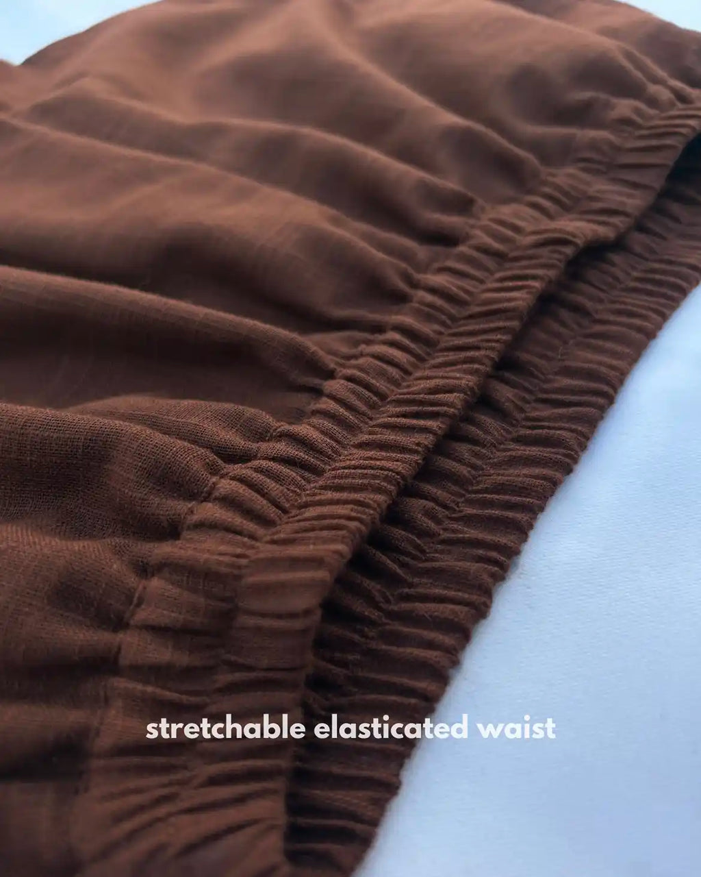 Chocolate Brown Strings attached Co-ord set