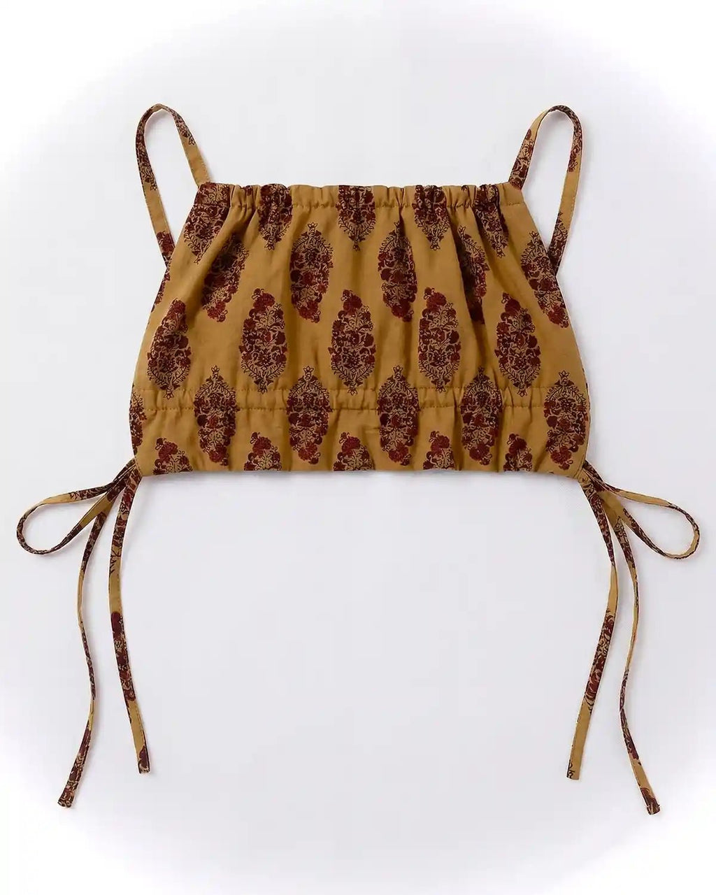 Gold Rutvi backless top - Shopsuhi