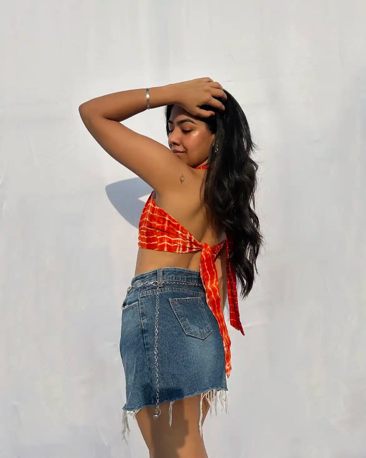 Orng Nuri Halter Neck Top - Shopsuhi