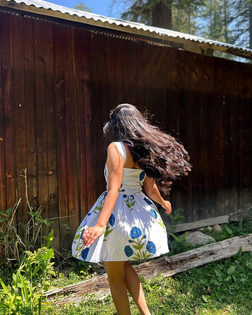 White Wildflower Dress - Shopsuhi