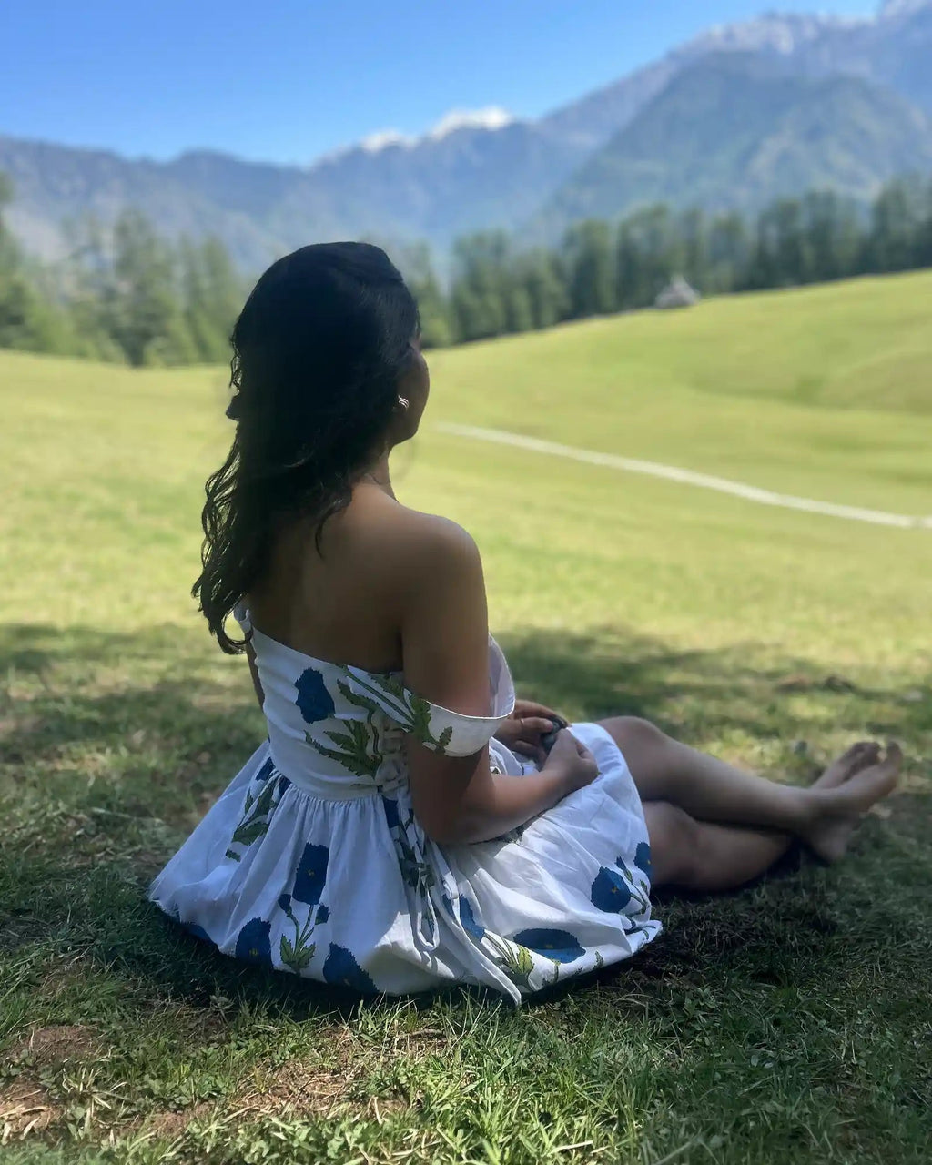 White Wildflower Dress - Shopsuhi