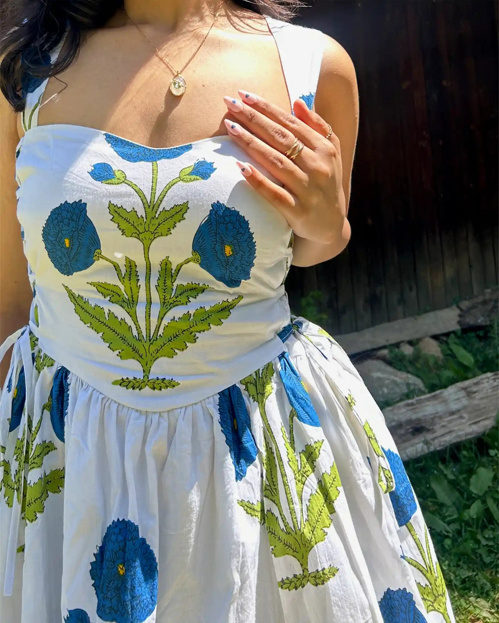 White Wildflower Dress - Shopsuhi