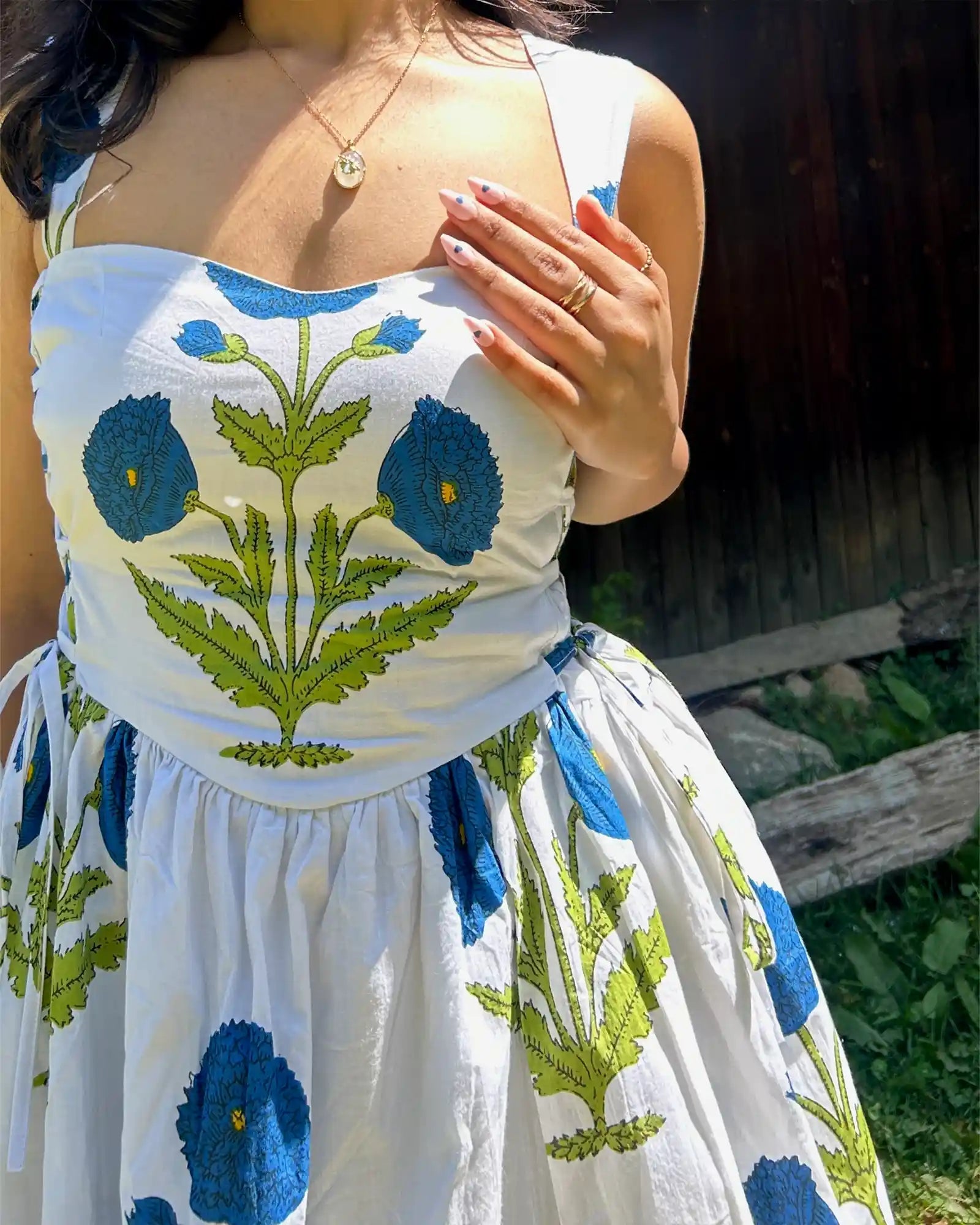White Wildflower Dress - Shopsuhi
