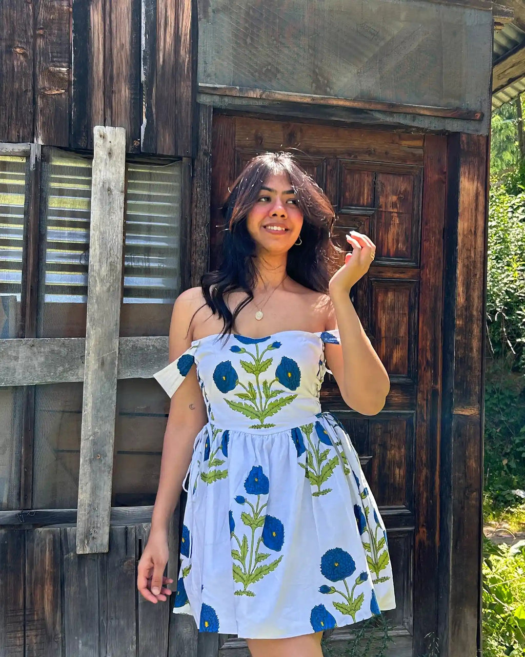 White Wildflower Dress - Shopsuhi